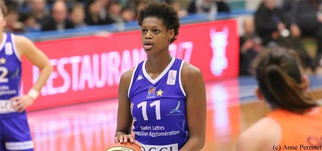 Val�riane Ayayi - LFB - WNBA - Lattes-Montpellier - San Antonio Silver Stars