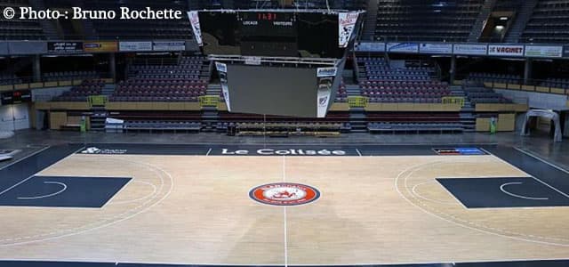 Parquet - Elan Chalon - Le Colis�e - Pro A - FIBA Cup