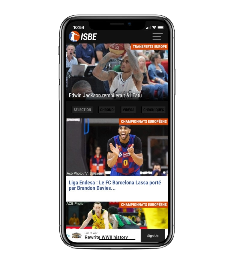 Mobiles et Tablettes - Inside Basket Europe